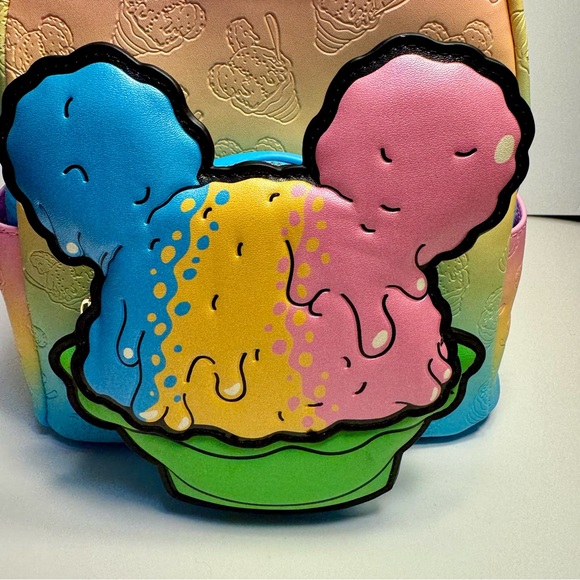 NWT. Loungefly Mickey Mouse Shaved Ice Loungefly Mini Backpack - Disney Eats. - Picture 4 of 13